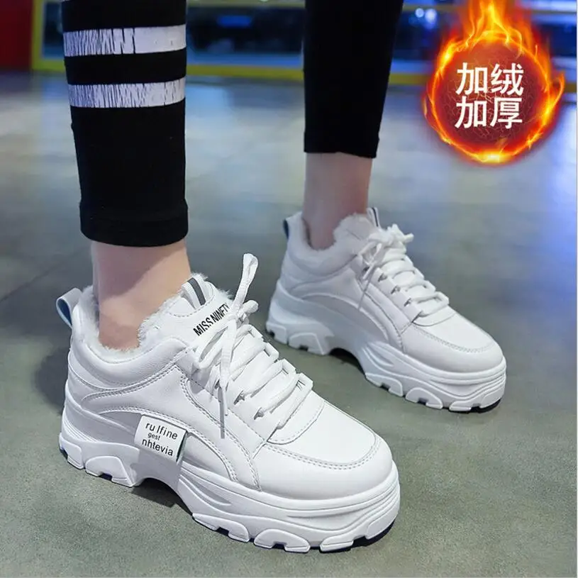 Новинка; горячая распродажа; женская зимняя бархатная хлопковая обувь ...