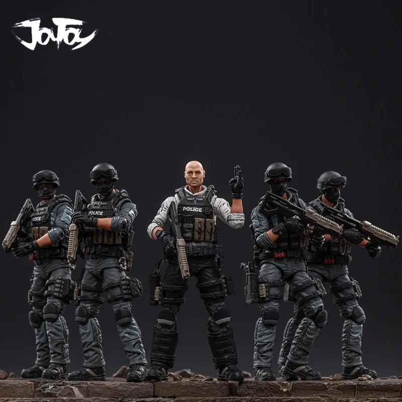 JoyToy 1/18 городская полиция ПВХ 5 экшн фигурки 10 см раньше!|Игровые и трансформеры| |