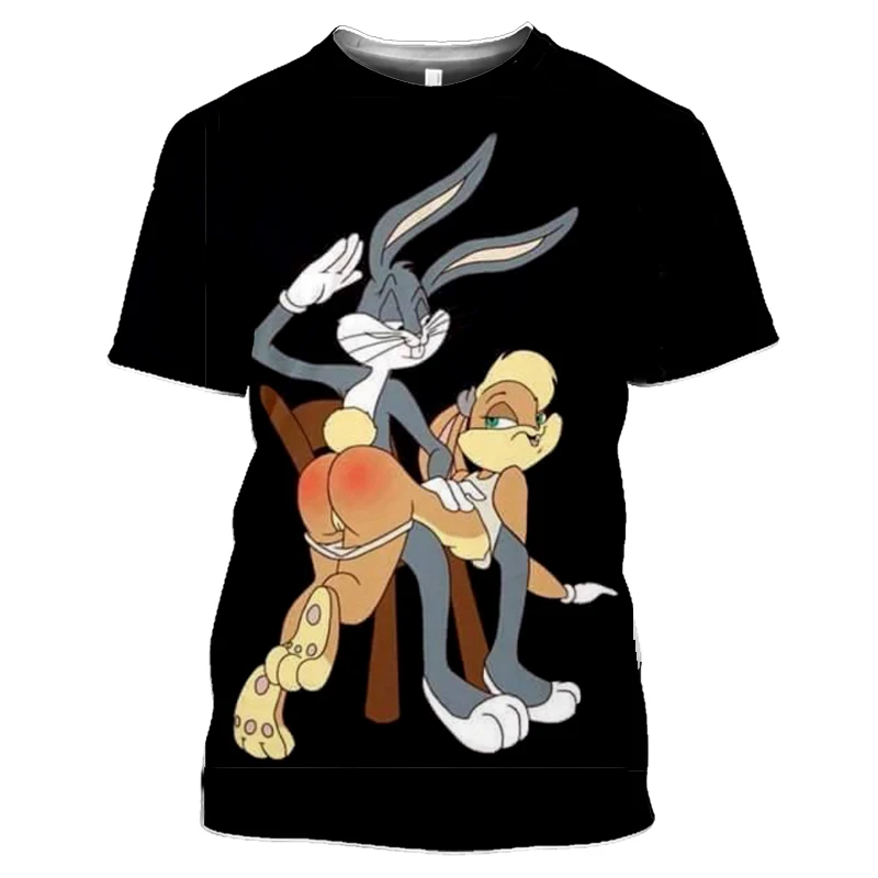 2021 Базовая футболка Rogue Rabbit летняя новая милая для мальчиков и девочек маленького