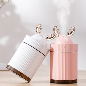 

260ML USB Air Humidifier Cute Diffuser Portable Humidificador Aroma Diffuser Desktop Mist Maker Car Air Purifier For Home