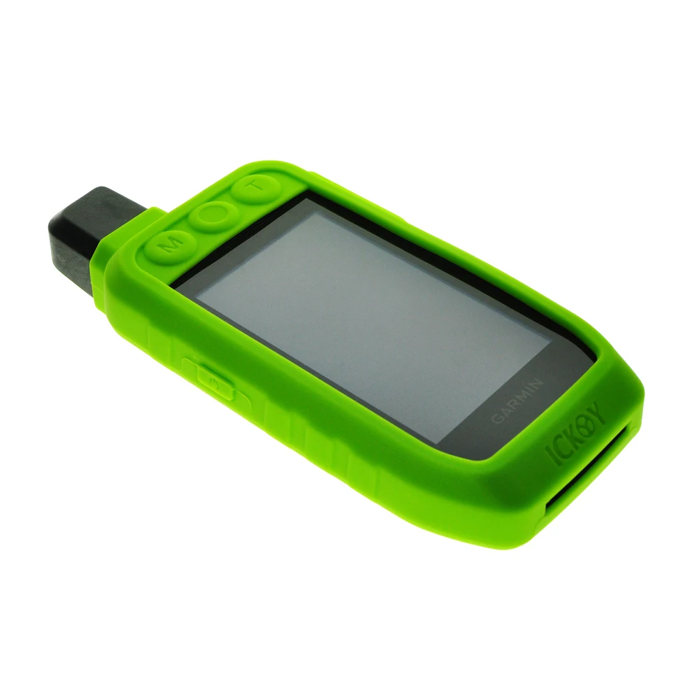 Silicon Case Skin + LCD Screen Protector Shield Film for Handheld GPS Garmin Alpha 200i Alpha200i Accessories