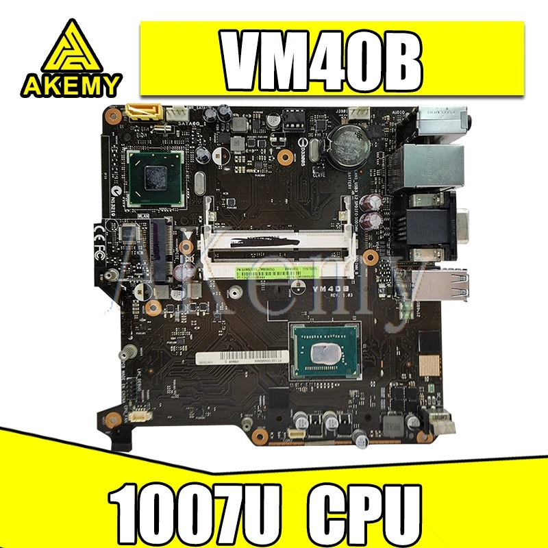 Материнская плата VM40B для For Asus VivoPC материнская ноутбука USB3/SATA3 17*17 ITX W/ 1007U-CPU |