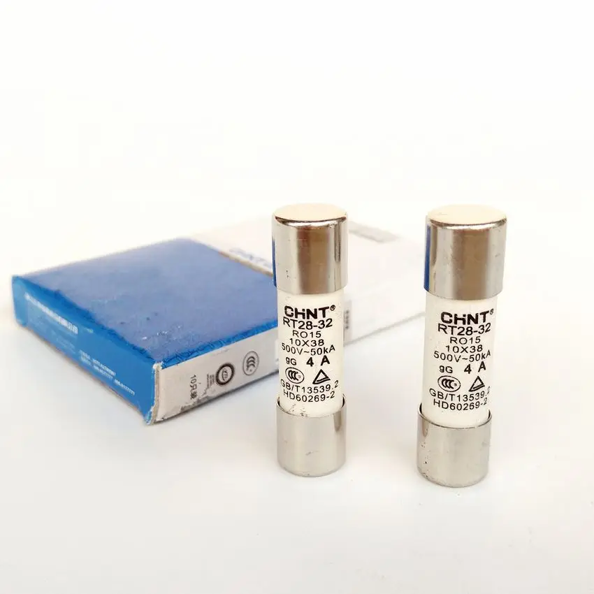 10pcs CHINT RT28-32 (RO15, RT14-20) 2A 4A 6A 10A 16A 20 25A 32A Fuse Link 10X38 Fuse Fusible Core 10pcs/lot CHINT RT28-32 (