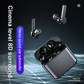 

A12 TWS Wireless Headphones With Microphone Sports Waterproof Touch 8D Stereo Wireless Headset Bluetooth 5.0 Earphone Earbuds