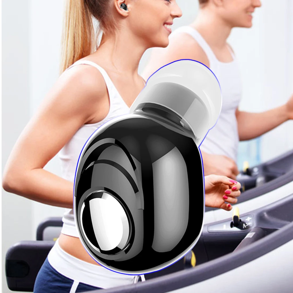 

Mini Bluetooth 5.0 Earphone in-ear Sport Stereo Music Earbuds IPX5 Waterproof Headset With Handsfree