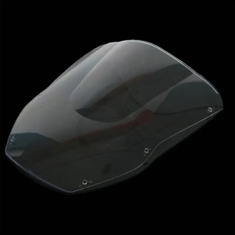 Лобовое стекло мотоцикла ветрового стекла двойной пузырь для KAWASAKI Ninja ZX12R ZX-12R 2000 2001 - Цвет: Clear