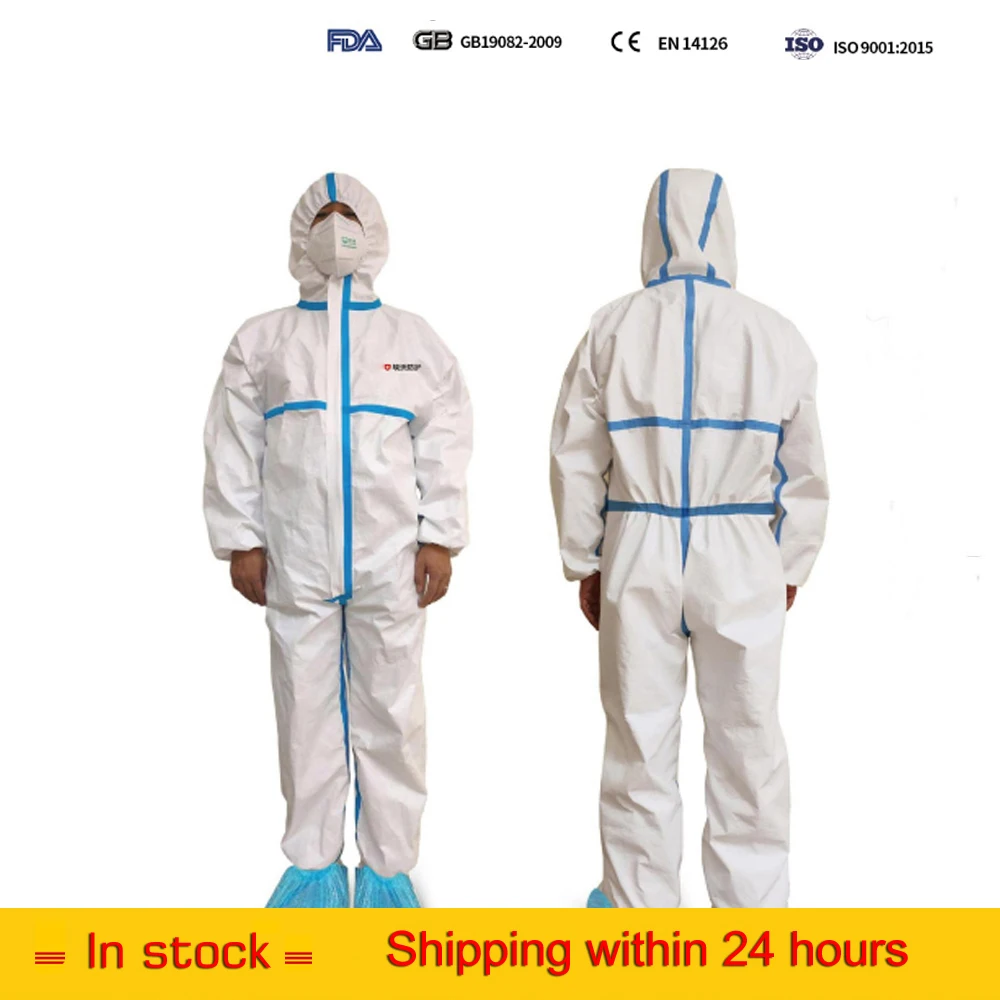 

Disposable Protective clothing Safety Waterproof Coverall Use Safety Protective Clothin