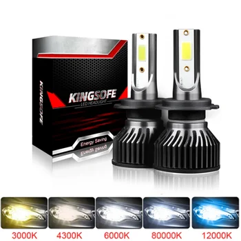 

Muxall New LED Car Headlight Bulbs H7 H11 H8 H9 H1 9005 9006 H13 12000Lm Auto Front Lamp 6500K Automobiles Headlamp Fog Lights