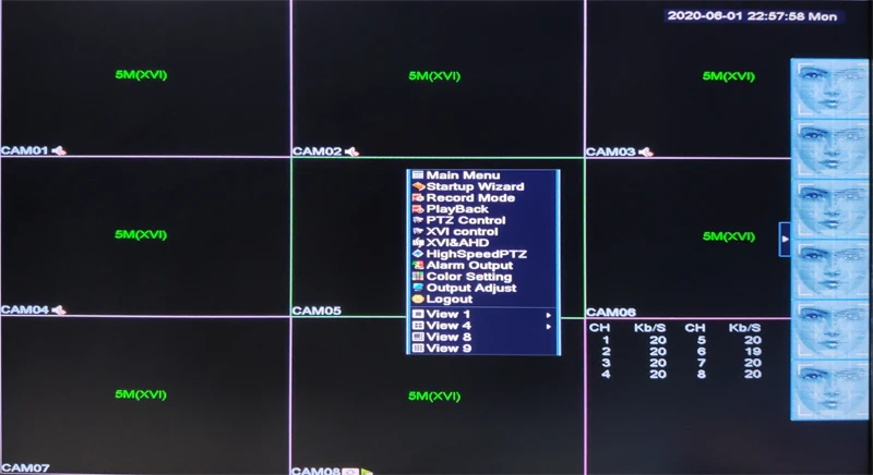 XMeye Face Detect Audio H.265+ Hi3521D 5MP 8CH 8 Channel Surveillance Video Recorder Hybrid WIFI 6 in 1 TVI CVI NVR AHD CCTV DVR picture 01