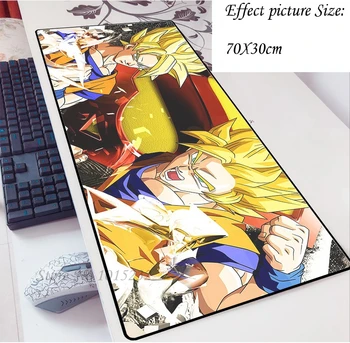 

Popular Anime Dragon Ball Z 3D Printed Large Mouse Pad Black Lock Edge Computer Table Mat Speed Rubber Non-slip Carpet 14