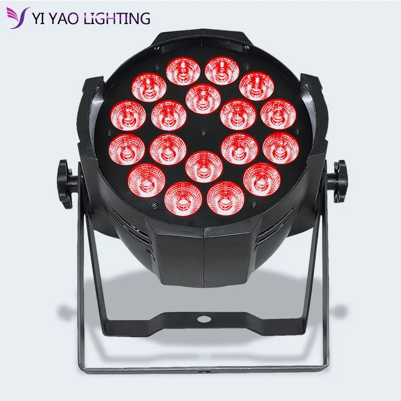 18x12 Вт RGBW 4в1 Luce Della Lavata Di Lusso контроллер DMX Led плоский Par Luci Dj|Эффект освещения сцены| |