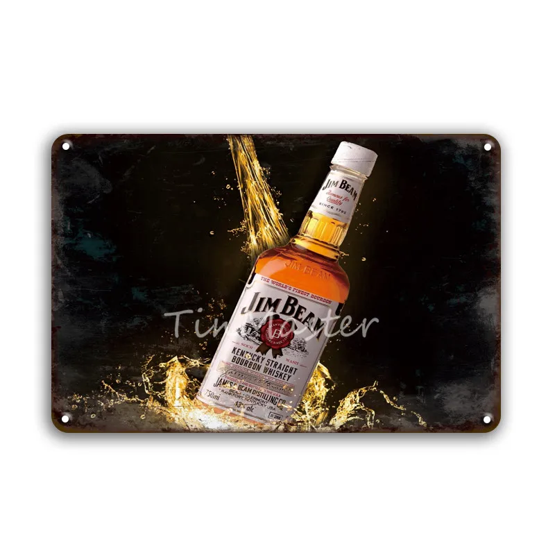 10349 Mojito Cocktail Jim Whiskey металлическая настенная художественная жестяная вывеска винтажный Ирландский Паб кухня домашний декор пивной плакат знаки ресторанный Настенный декор - Цвет: 10349