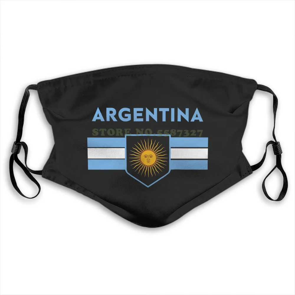 

Argentina Soccerite Jersey Boca For Men Women Face Masks