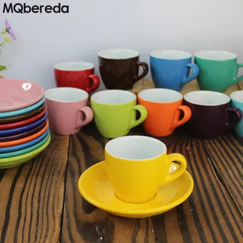 

New Classic European Small Coffee Mug Milk Cup Tea Mug Espresso Competition Trumpet 90cc Tazas Para Cafe