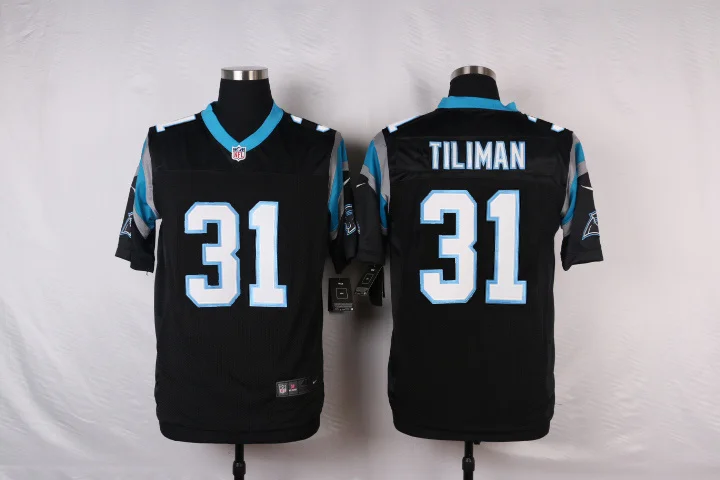 Stitiched, Carolina, Cam Newton, Josh Norman, Luke Kuechly, Greg Olsen, Kelvin Benjamin, Star lotulei, Charles jonson Jersey - Цвет: Слоновая кость