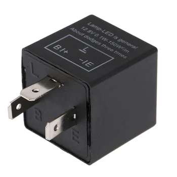 

New 1pc Adjustable 3pins Car Motorcycle LED Turn Signal Indicator Blinker Light Flasher Relay for most 12V