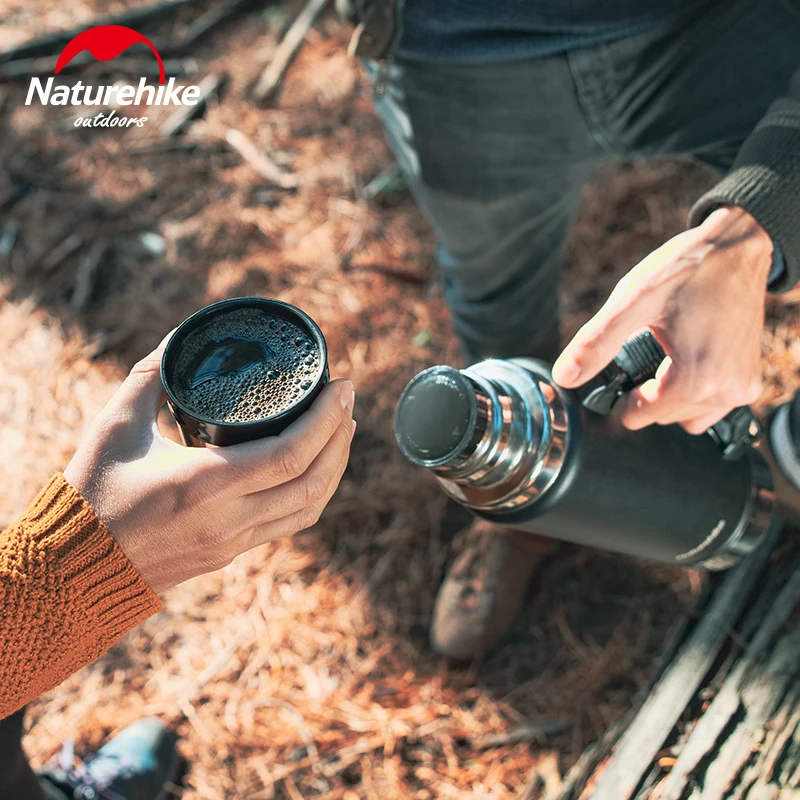 NatureHike 1.2L наружная двухслойная Вакуумная бутылка из нержавеющей стали, спортивные бутылки, вакуумная колба для кемпинга, термальная бутылка для воды