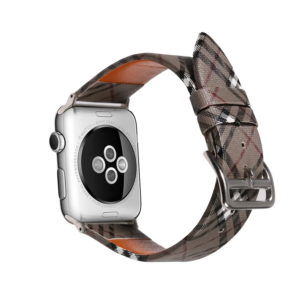 Кожаный ремешок для часов Apple Watch 4 5 40 мм 44 мм ремешок для часов Blet для Iwatch 3 2 1 38 мм 40 мм браслет Correa Замена