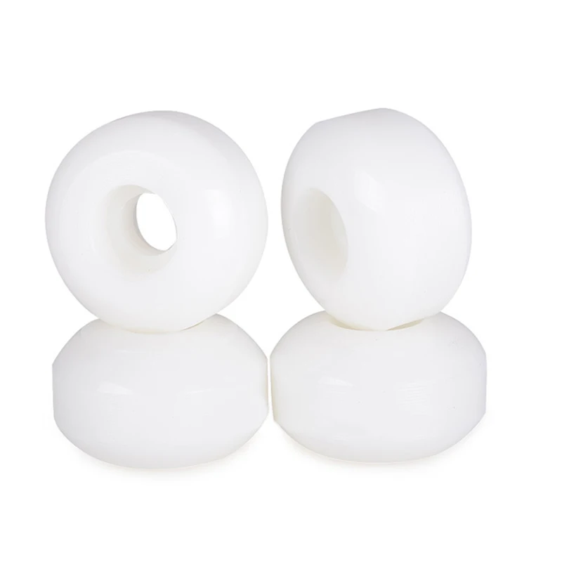 

4Pcs Super Elastic Skateboard Wheels Longboard Drift Board Wheel Set White durable Polyurethane longboard wheels