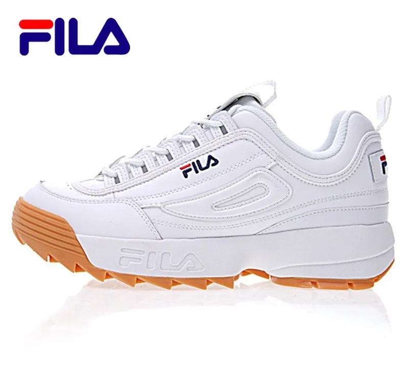 FILA Disruptor II 2 кроссовки летняя спортивная обувь мужские дышащие Zapatillas Женские кроссовки увеличивающие рост размер 36-44 черный белый - Цвет: Women-8