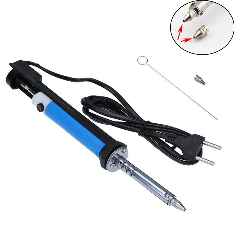 Handheld Electric Tin Suction Sucker Pen Desoldering Pump Welding Soldering 30W 