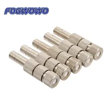 60 Pcs Garden Irrigation System 6mm Quick-connect Atomization Nozzles  Low Pressure Brass Filter Inside Sprayer Nozzles  