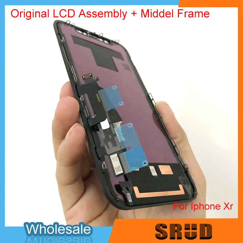 ЖК-дисплей, поврежденный сенсорный экран, Замена для Iphone Xr, ЖК-дисплей, сенсорный экран с дигитайзером, запасные части