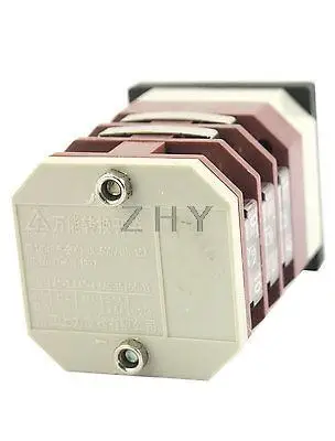 AC500V 16A 7-позиции 12 Винтовые клеммы Панель поворотный кулачок переключающее устройство