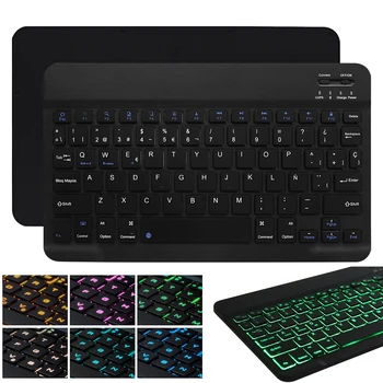 

SOONHUA BT Keyboard Protective Case Wireless Keyboard Cover Cases With USB Charging Cable For Samsung Free Shipping