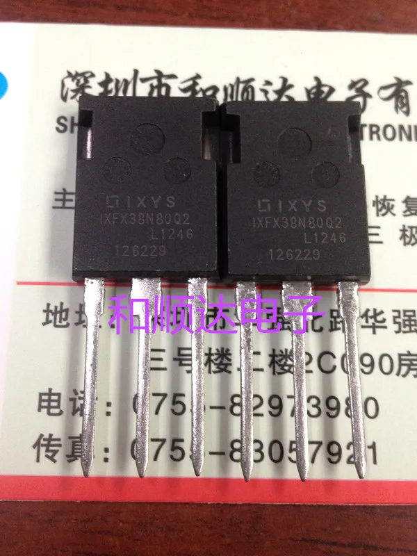 5 шт./лот IXFX38N80Q-247 38A 800V