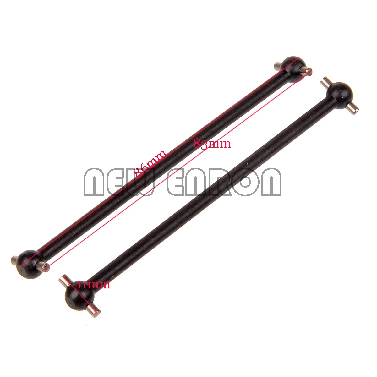 Новый ENRON HSP 1/10 RC автомобиль 06022 стальной передний/задний Dogbone 86 мм запасные части |