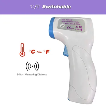 

Household Non-Contact Forehead Thermometer Digital Infrared Body Temporal Thermometer термометр уличный градусник для тела