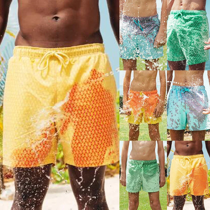 

Color Changing Men Swimwear Trunks Swim Trunks Swimsuit Changes Color Man Swimming Trunks Men Swimsuits Man Shorts 2020 New