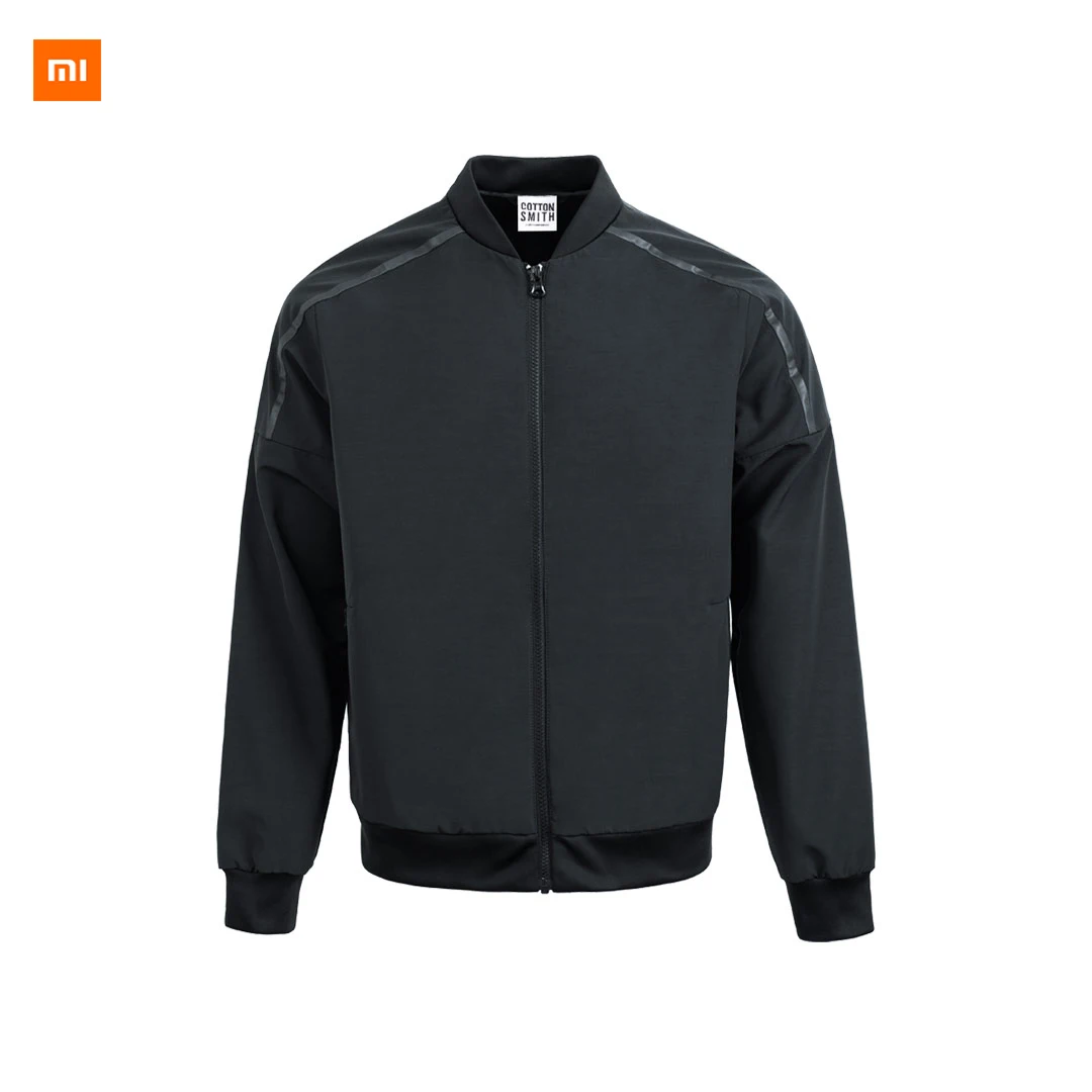 Xiaomi Mijia Youpin модная бейсбольная куртка из хлопка smith, повседневная, на плече, силуэт, молния, открытый с первого взгляда
