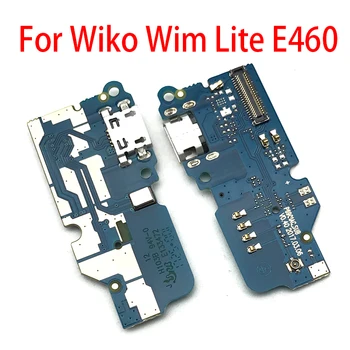 

10Pcs/Lot, USB Power Charging Connector Plug Port Dock Flex Cable For Wiko Wim Lite E460 Replacement Parts