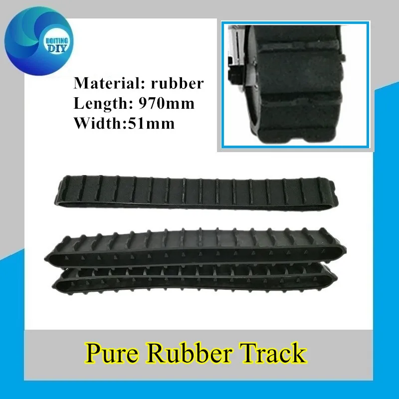 

Rubber Track for robot Tank car chassis Conveyor chain model tank track heavy tank car track DIY assembly parts