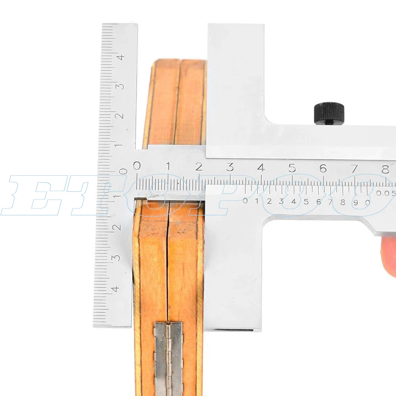 Color : No fine Adjustment W-SHTAO 0-160mm T-Type Marking Vernier Caliper with fine Adjustment T Marking Vernier Caliper Scraper Bridge Tool