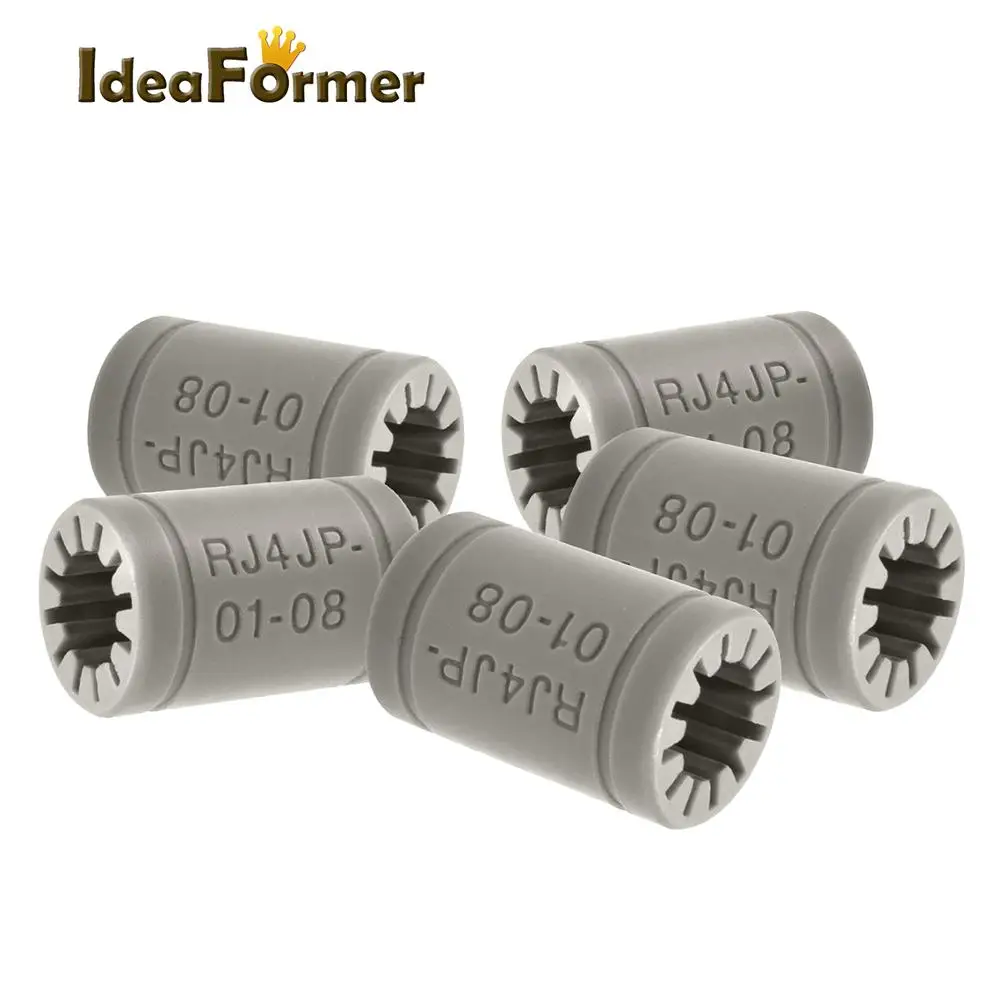 RJ4JP 01 08 10 шт. пластиковые LM8UU 8 мм линейные шарики baearing втулка для 3D принтера cnc Reprap