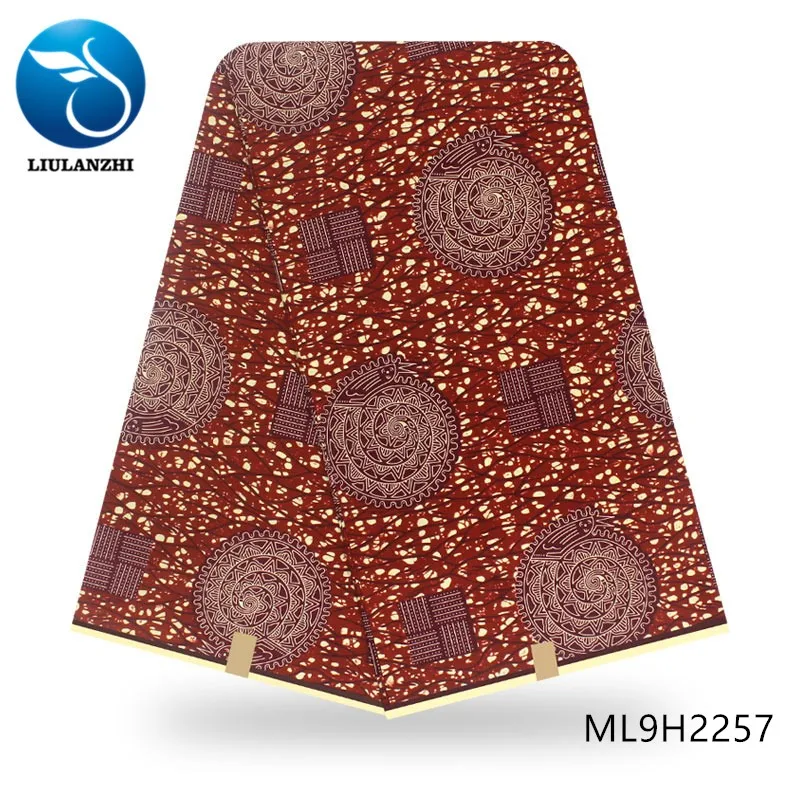 LIULANZHI хлопок голландский Африканский вощеная ткань принты Анкара тиссу печать Африканский Воск шитье 6 ярдов/партия ML9H2256-71