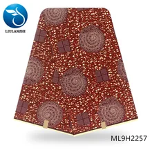 LIULANZHI хлопок голландский Африканский вощеная ткань принты Анкара тиссу печать Африканский Воск шитье 6 ярдов/партия ML9H2256-71