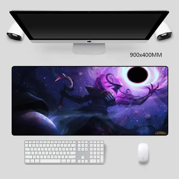 

League Of Legends Thresh Mat Mice Gaming Mouse-Pad Personality Desktop Pad Game Player 90x40cm Large Desk Mat Gamer Accessories