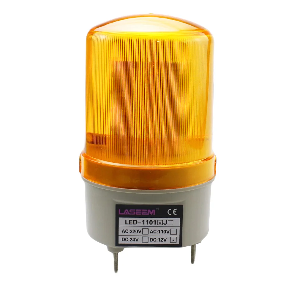 LED-1101J Rotary warning light sound light alarm led explosion warning light alarm flashing light 12V 24V 110V 220V