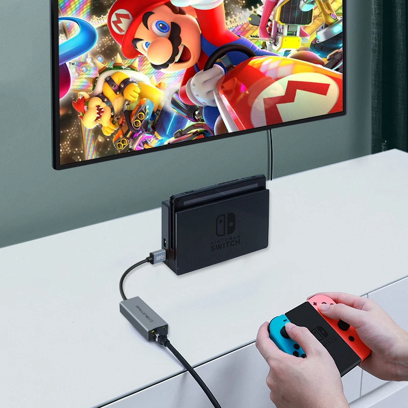 CABLETIME USB 이더넷 100Mbps 어댑터 USB 2.0 RJ45 네트워크 카드 닌텐도 스위치 맥북 에어 노트북 LAN 어댑터 C359