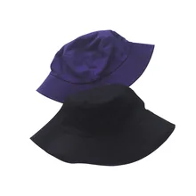 Портативная Двусторонняя УФ-защита Рыбацкая шляпа Реверсивный с широкими полями Складная двухцветная пляжная Летняя Повседневная шляпа