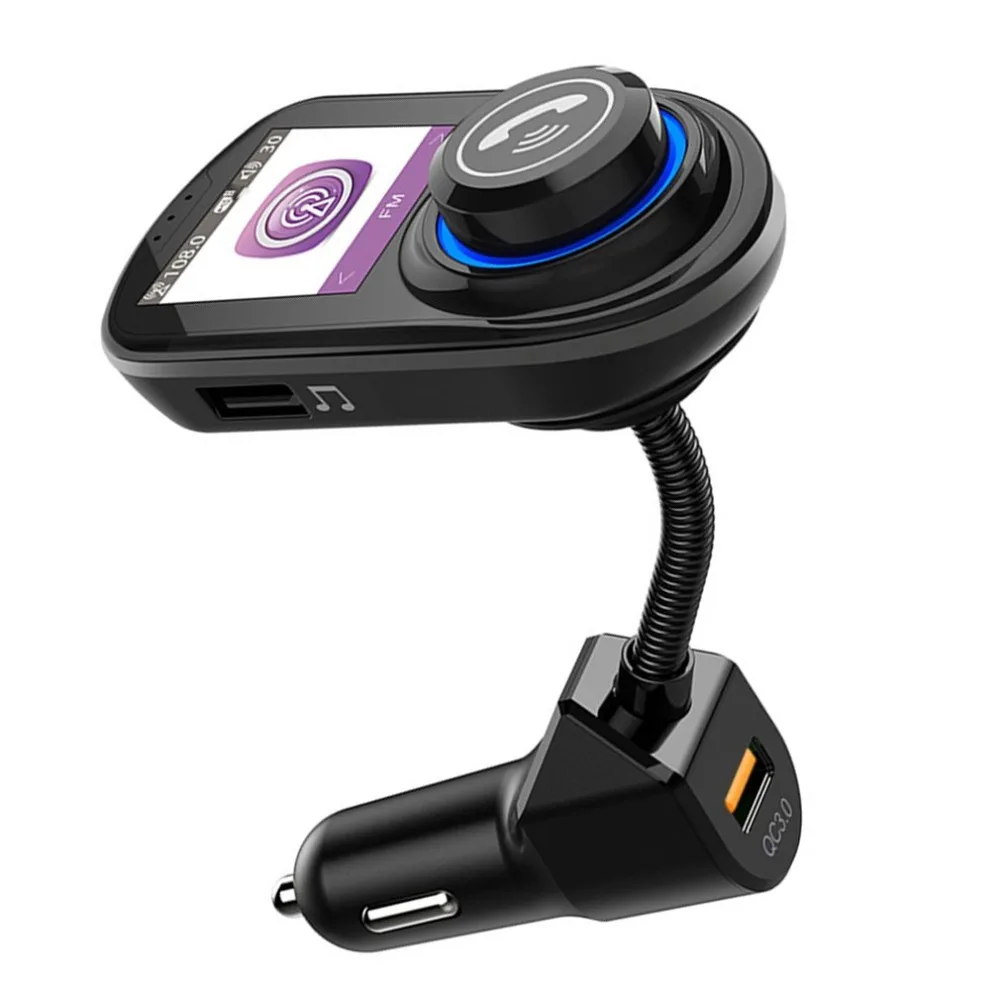G45 цветной экран автомобиля беспроводной Mp3 автомобиля Mp3 1,8 дюймов цветной экран Hd Mp3 автомобиля Hands-Free Qc3.0 Быстрая зарядка