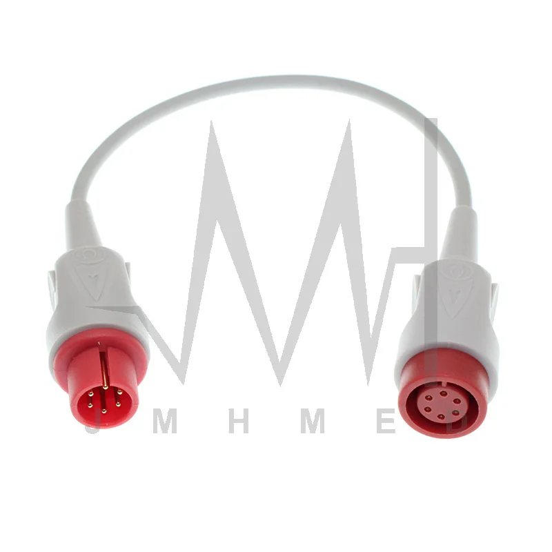 Compatibile Con Spacelabs/Bci/Ivy/Invivo/Mennen/Nde/Pb/Goldway/Tektronix Monitor 6P F A 6P M Cavo Ibp Di Trasduttori Di Pressione