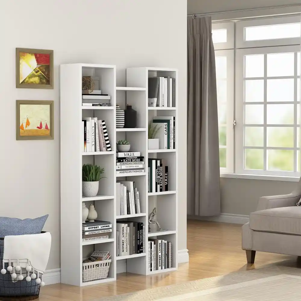 59 H Modern 5 Shelf Bookcase Organizer Open Storage Bookshelf For Home Office Us Bookcases Aliexpress