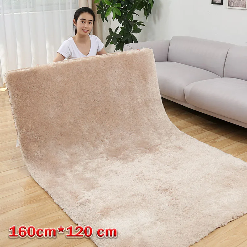 120cm*160cm Extra Large Faux Rabbit Fur Carpet Carpet  Soft for Living Room Bedroom Child Crawl Cold Protection 13-color round long hair fluffy carpet and area carpet soft faux fur wool carpet living room decoration bedroom mat white bedside blanket