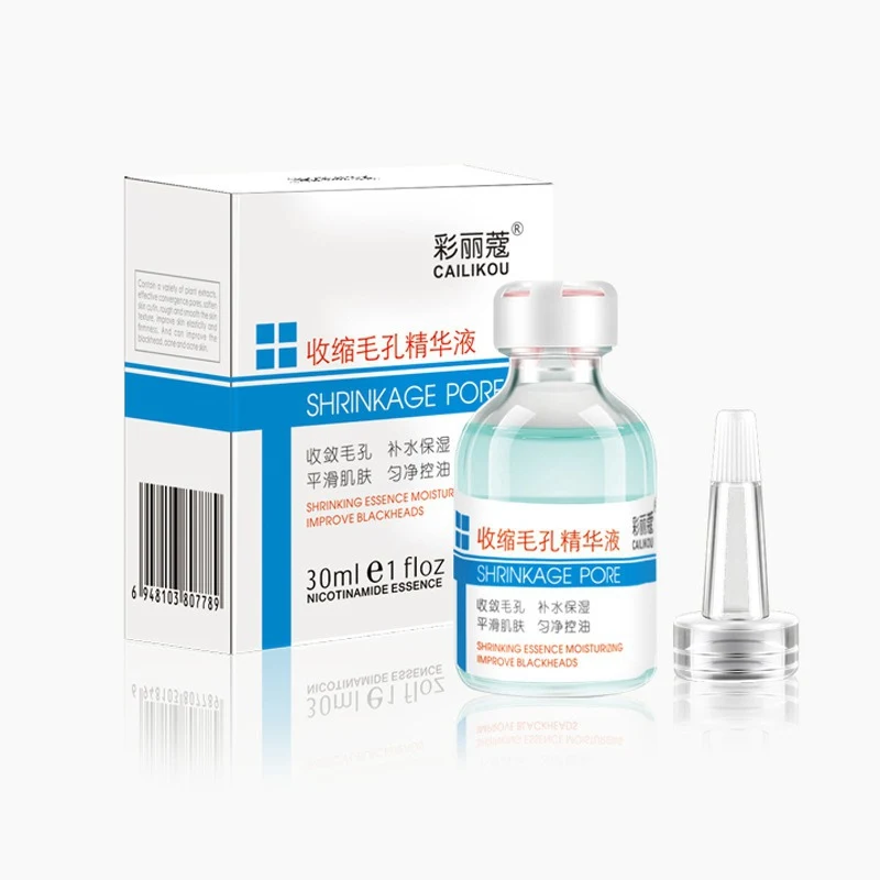 30ml Pores Shrinking Serum Face Serum Anti-Aging Shrink Pore Whitening Moisturizing Essence Face Cream Dry Skin Care Pro