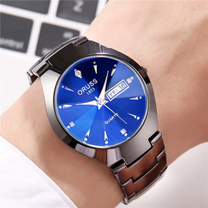 2021 Fashion Korean Style Watches for Women Alloy Simple 30M Waterproof Personality Quartz Calendar Ladies Luxury Wrist Watch